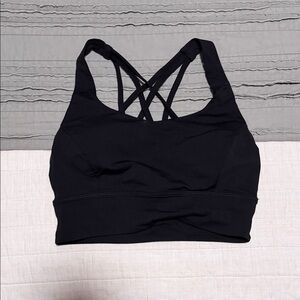 lululemon athletica Black Strappy Crisscross Sports Bra